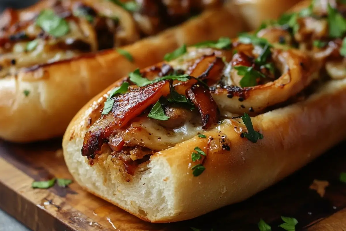 A perfectly stuffed bagel filled with cream cheese, smoked salmon, and capers.